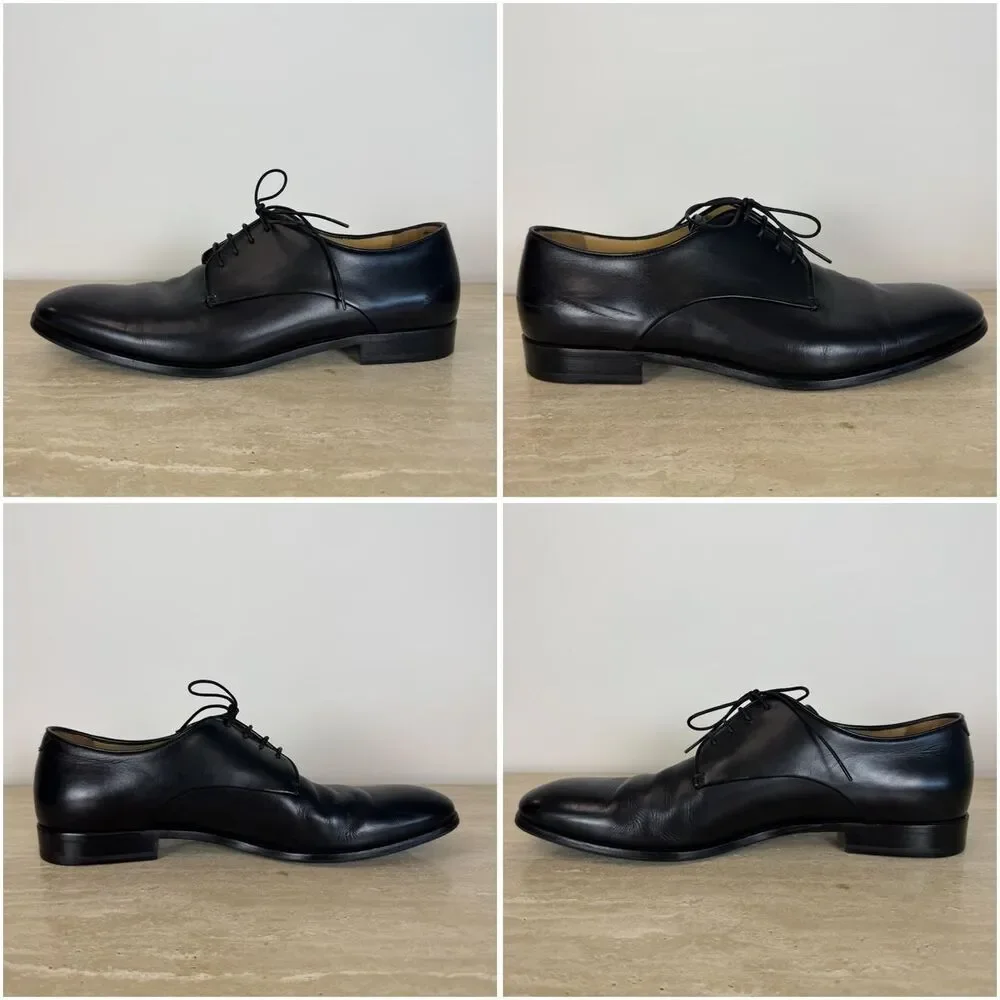 Giorgio-armani Men's Black Oxfords